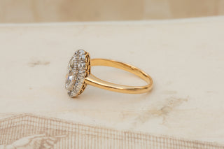 Antique French Marquise Diamond Ring