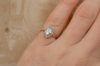 Antique French Marquise Diamond Ring