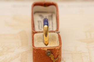 Vintage Lapis Lazuli Modernist Ring