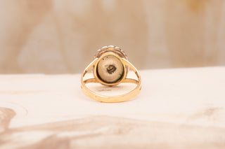 Georgian Blister Pearl Cluster Ring