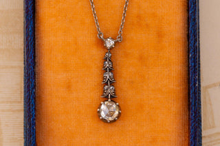 Dutch Antique Rose-Cut Diamond Necklace, c. 1900