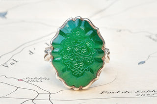 Vintage Islamic Agate Intaglio Ring