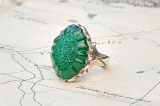 Vintage Islamic Agate Intaglio Ring