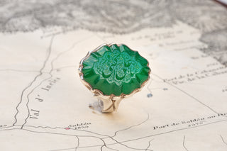 Vintage Islamic Agate Intaglio Ring