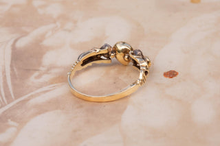 Georgian Heart-Shaped Garnet and Diamond Ring, German, c. 1780