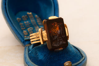 Antique Intaglio Signet Ring