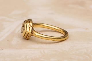 8th–10th Century Ancient Javanese Gold 'Sri' Ring | Early Classical Period Java,