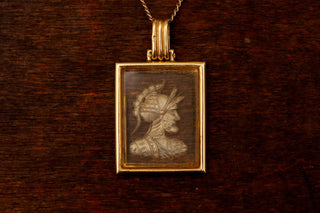 Antique French Citrine Necklace