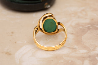 Antique Turquoise Snake Ring