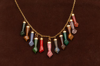 Vintage Italian Figa Necklace