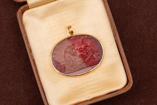 Neoclassical Intaglio Pendant: Giovanni Beltrami’s ‘The Death of Atala’, c.1810