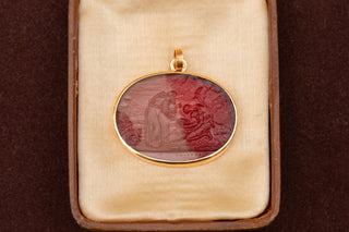 Neoclassical Intaglio Pendant: Giovanni Beltrami’s ‘The Death of Atala’, c.1810