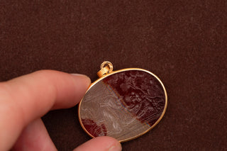 Neoclassical Intaglio Pendant: Giovanni Beltrami’s ‘The Death of Atala’, c.1810
