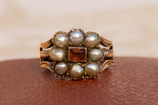Georgian Era Gold Memorial Ring