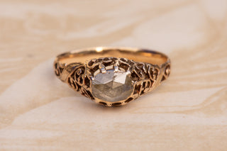 Victorian Rose Cut Diamond Ring