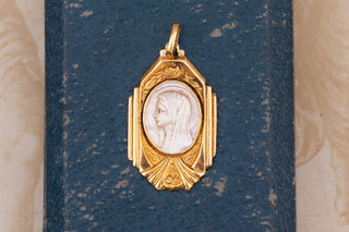 Art Deco Mother-of-Pearl Pendant