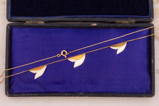 Vintage French 18K Gold Shark Tooth Parure, circa 1960s–70s