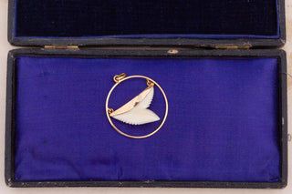 Vintage French 18K Gold Shark Tooth Parure, circa 1960s–70s