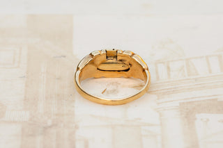 Victorian Gold Hidden Key Ring, c.1870