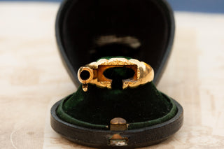 Victorian Gold Hidden Key Ring, c.1870