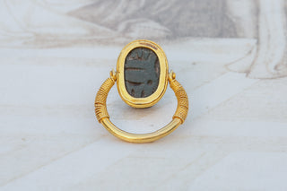 Antique Egyptian Revival Scarab Ring