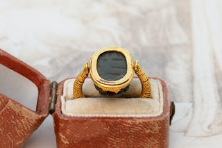 Antique Egyptian Revival Scarab Ring