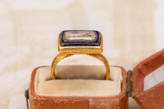 18th-Century Indian Gold and Diamond Ring, Mughal Period