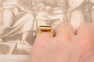 18th-Century Indian Gold and Diamond Ring, Mughal Period