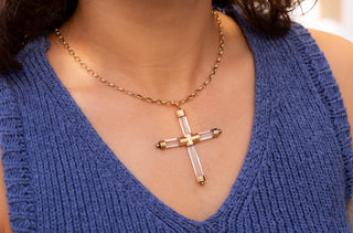 17th Century Rock Crystal Cross
