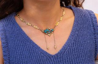 German 'Forget-Me-Not' Necklace