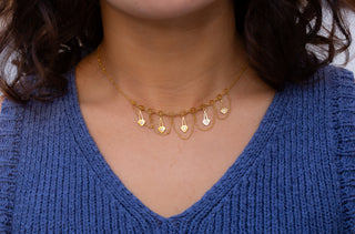 Victorian Ivy Leaf Festoon Necklace