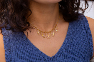 Victorian Ivy Leaf Festoon Necklace