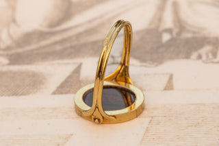 Rare Georgian Gold Swivel Signet Ring with William Tassie Intaglio; England