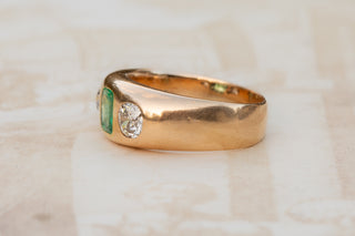 Antique Emerald and Diamond Ring