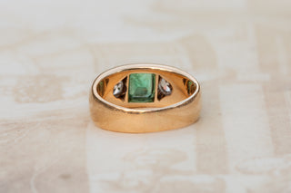 Antique Emerald and Diamond Ring