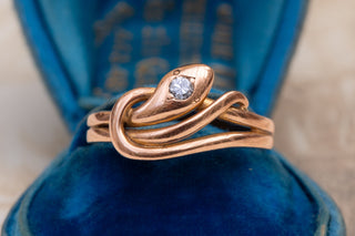 Antique Diamond Serpent Ring