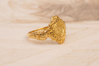 Rare Tudor Memento Mori ‘Death’s Head’ Ring; English, c.1550–1650