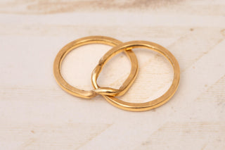 Antique Early 20th Century Gold Puzzle Band Ring, c.1910