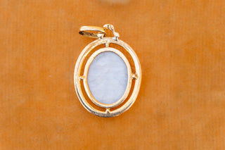 Antique Mother-of-Pearl Cherub Pendant