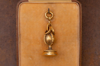 Early 19th-Century Italian 18K Gold Fob Pendant, c.1820