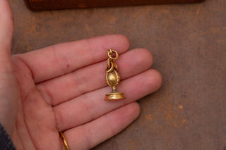 Early 19th-Century Italian 18K Gold Fob Pendant, c.1820