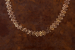 Antique French Book Chain Necklace