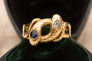 Belle Époque Snake Ring