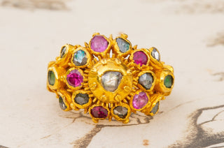 19th Century Siam Cluster Ring