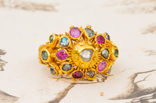 19th Century Siam Cluster Ring