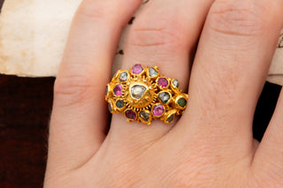 19th Century Siam Cluster Ring