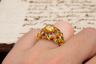 19th Century Siam Cluster Ring