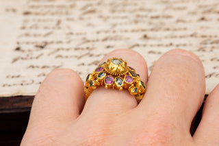 19th Century Siam Cluster Ring