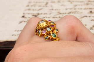 19th Century Siam Cluster Ring