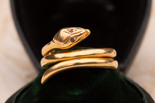Vintage French Snake Ring
